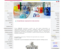 Tablet Screenshot of danlab.pl